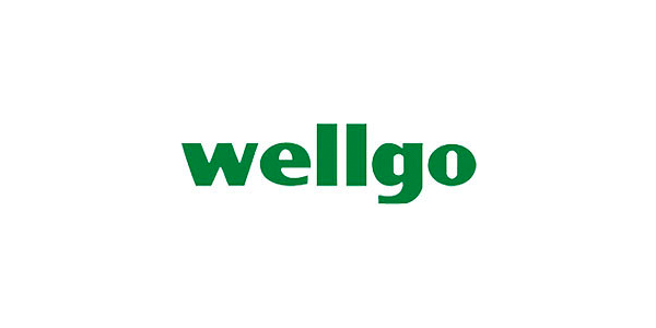 고품질 자전거 페달 및 부품으로 유명한 유명 브랜드와 Linbo Transportation Tech의 협력을 상징하는 Wellgo 로고.